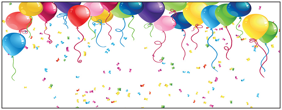 Balloon Top Personalised Party Banners