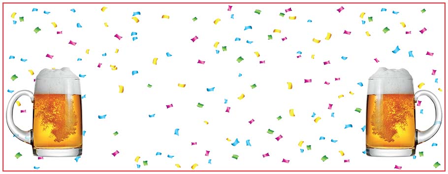 Beer Personalised Birthday Banners 