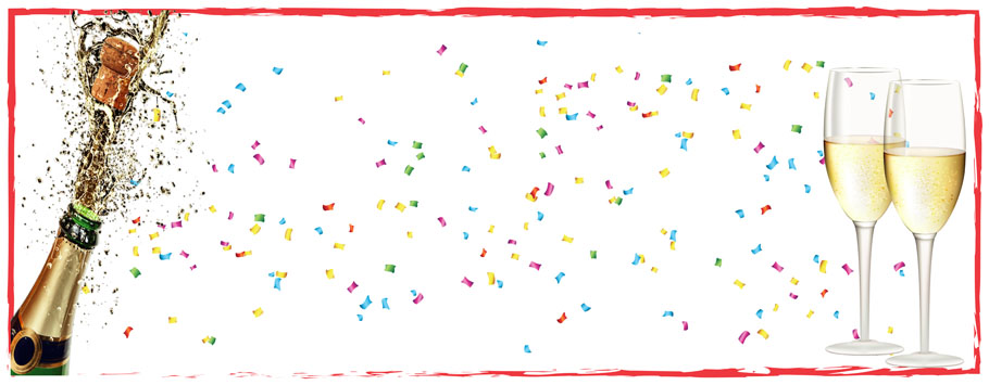 Birthday Champagne Personalised Birthday Banners