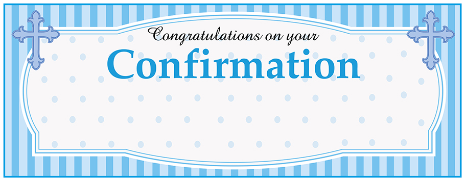 Confirmation (Congratulations) Personalised Banners