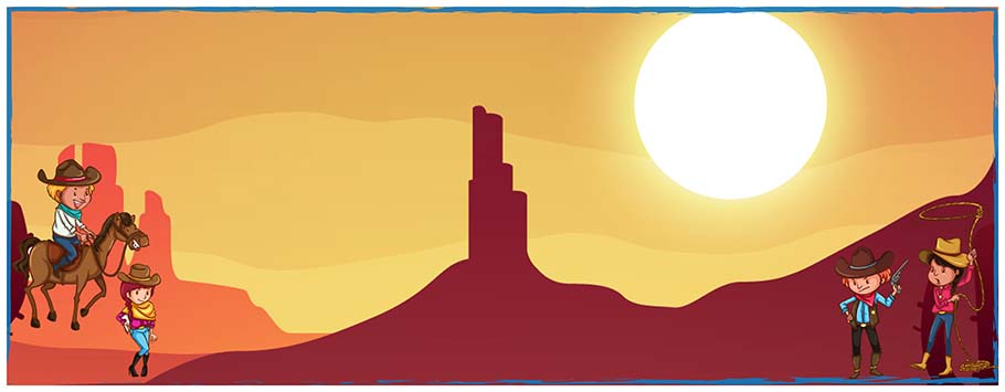 Cowboy/Cowgirl Personalised Birthday Banners