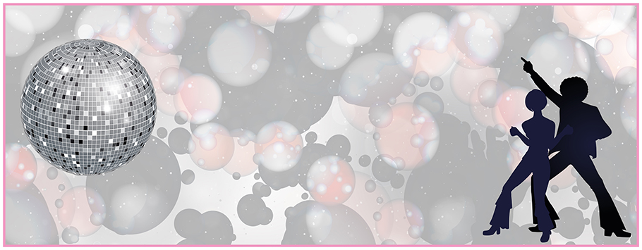 Disco Dancing 70's Retro Personalised Birthday Banners