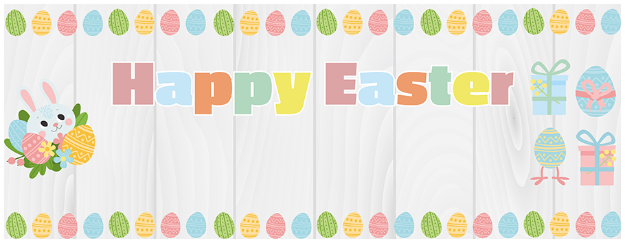 Easter Celebration Pastel Personalised Banners