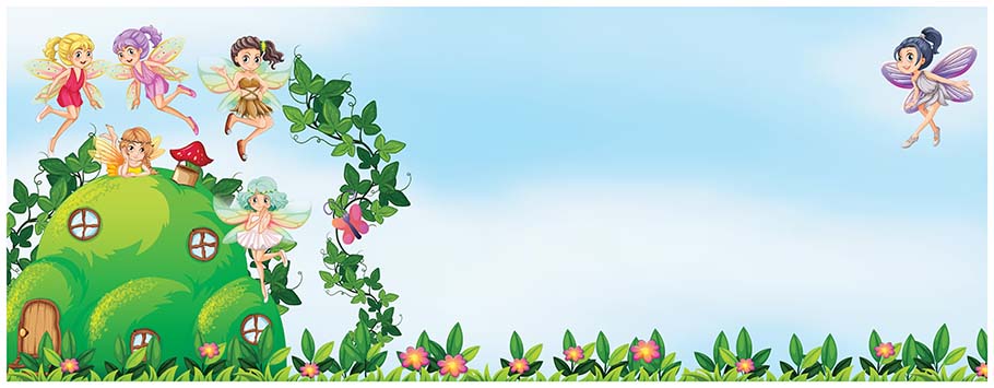 Fairytale Fairies Personalised Birthday Banners