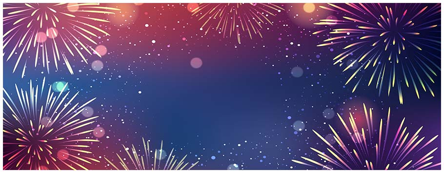 Firework Personalised Party Banners 