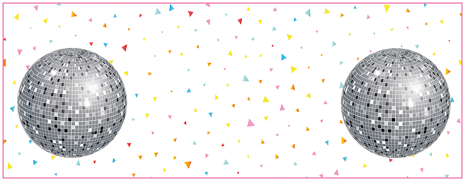 Disco Ball Retro Personalised Birthday Banners