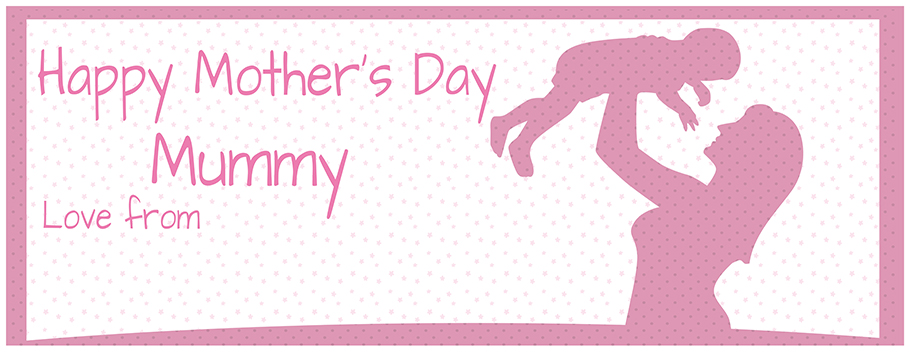 Mother's Day Pretty Pink Personalised Banners - Mummy