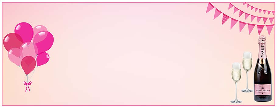 Pink Personalised Celebration Banners