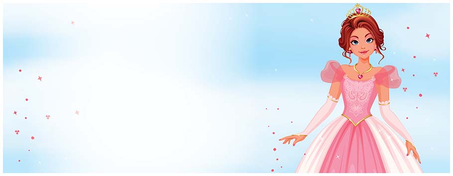 Pretty Pink Princess Personalised Birthday Banners