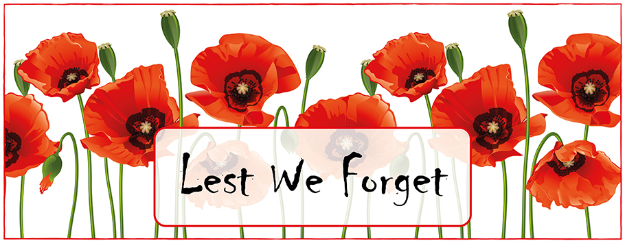 Remembrance Day Lest We Forget Banners