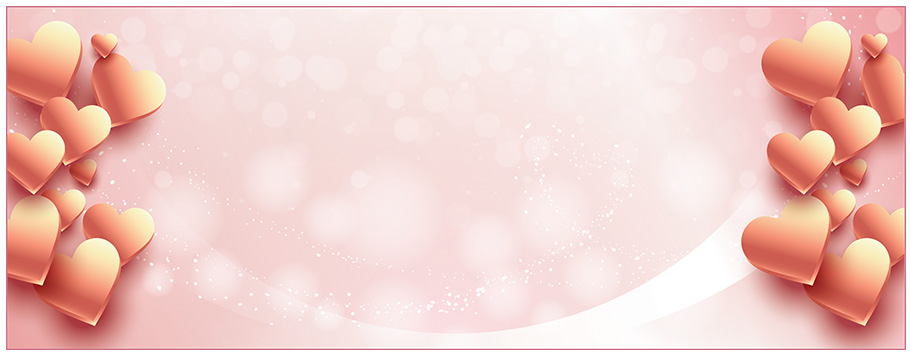 Rose Gold Heart Personalised Birthday Banners