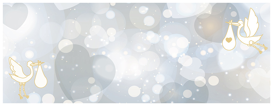 Stork Personalised Baby Banners