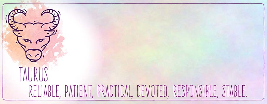 Zodiac Taurus Star Sign Personalised Birthday Banners