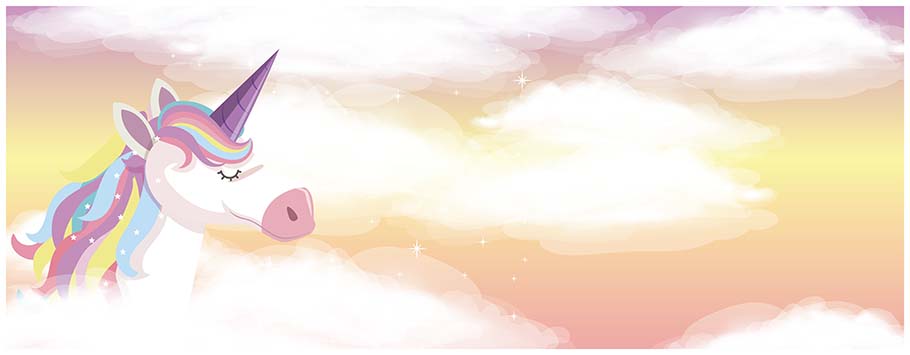 Unicorn Horn Personalised Birthday Banners