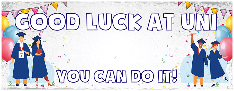 Good Luck at University Personalised Banners