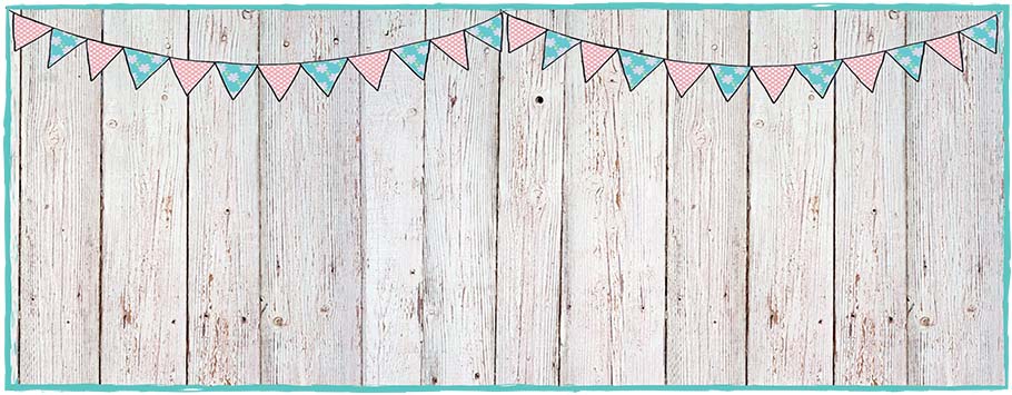 Wood Bunting Personalised Birthday Banners